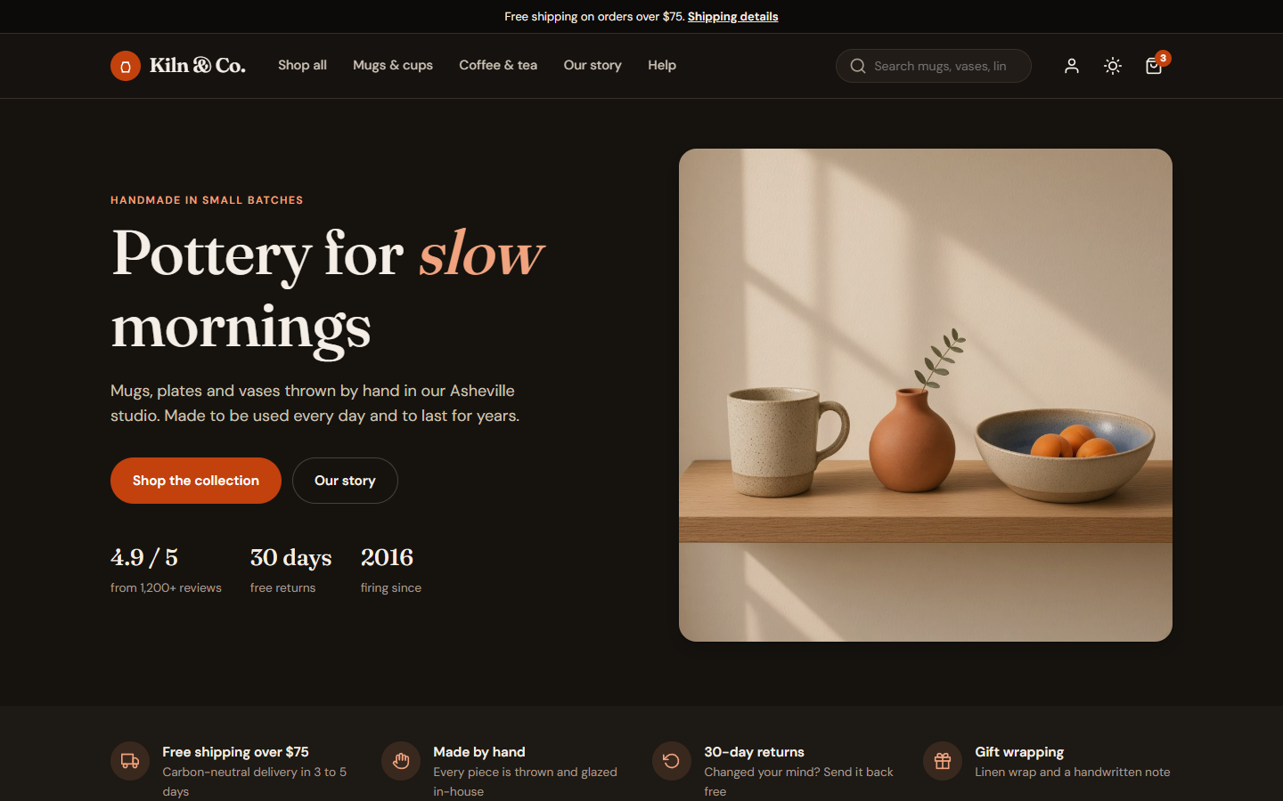 E-commerce Storefront - HTML/CSS Kit